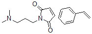 CAS 登录号：50815-81-1， 1-(3-二甲基氨基丙基)-3-吡咯啉-2,5-苯醌与苯乙烯混合物