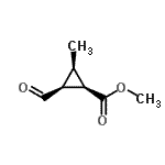 CAS 登录号：508216-92-0， 甲基(1R,2S,3R)-2-甲酰基-3-甲基环丙烷羧酸酯