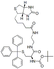 CAS 登录号：508234-94-4， N-生物素基-N'-(N-叔丁氧羰基-S-三苯甲基)半胱氨酰乙二胺