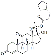 CAS#: 509-00-2, 17,20-Dihydroxypregn-4-Ene-3,11,20-Trione 20-(3-Cyclopentylpropionate)