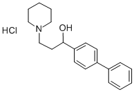 CAS 登录号：50910-16-2， alpha-(4-联苯基)-1-哌啶丙醇盐酸盐
