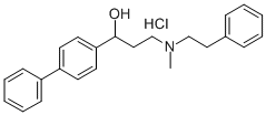 CAS#: 50910-19-5, alpha-(2-(Methylphenethylamino)Ethyl)-4-Biphenylmethanol Hydrochloride