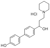 CAS#: 50910-26-4, alpha-(4'-Hydroxy-4-Biphenylyl)-1-Piperidinepropanol Hydrochloride