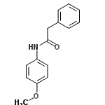 CAS 登录号：50916-21-7， N-(4-甲氧基苯基)-2-苯基乙酰胺