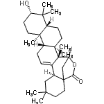 CAS 登录号：50927-96-3， (3beta,15alpha,17Xi)-3-羟基-15,28-环氧齐墩果-12-烯-28-酮