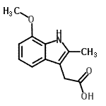 CAS#: 50995-52-3, (7-Methoxy-2-Methyl-1H-Indol-3-Yl)Acetic Acid