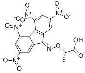 CAS 登录号：50996-73-1， (+)-alpha-(2,4,5,7-四硝基-9-亚芴基胺氧基)丙酸