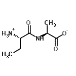 CAS 登录号：51013-81-1， (2S)-2-{[(2S)-2-铵基丁酰基]氨基}丙酸酯