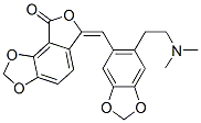 CAS 登录号：51059-67-7， 6-[(E)-[6-[2-(二甲基氨基)乙基]-1,3-苯并二氧戊环-5-基]亚甲基]呋喃并[3,4-e]-1,3-苯并二氧戊环-8(6H)-酮
