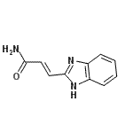 CAS 登录号：51100-80-2， (E)-3-(1H-苯并咪唑-2-基)丙-2-烯酰胺
