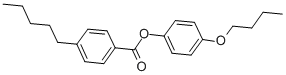CAS 登录号：51128-24-6， 4-正戊基苯甲酸 4'-正丁氧基苯基酯