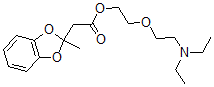 CAS#: 51140-23-9, 2-(2-Diethylaminoethoxy)Ethyl 2-Methyl-1,3-Benzodioxole-2-Acetate