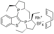 CAS#: 511543-02-5, (-)-2,3-Bis((2S,5S)-2,5-Diethylphospholano)Benzo[b]Thiophene(1,5-Cyclooctadiene)Rhodium(I)Tetrafluoroborate