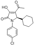 CAS 登录号：512177-06-9， (5R)-4-乙酰基-1-(4-氯苯基)-5-环己基-1,5-二氢-3-羟基-2H-吡咯-2-酮