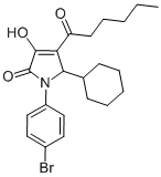 CAS 登录号：512178-19-7， 1-(4-溴苯基)-5-环己基-1,5-二氢-3-羟基-4-(1-氧代己基)-2H-吡咯-2-酮