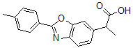 CAS 登录号：51234-30-1， alpha-甲基-2-(4-甲基苯基)-6-苯并恶唑乙酸