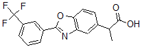 CAS 登录号：51234-70-9， alpha-甲基-2-[3-(三氟甲基)苯基]-5-苯并恶唑乙酸