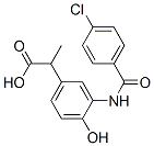 CAS 登录号：51234-97-0， 2-[3-[(4-氯苯甲酰基)氨基]-4-羟基苯基]丙酸