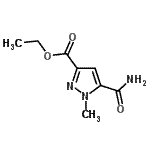 CAS 登录号：512808-34-3， 乙基5-氨基甲酰-1-甲基-1H-吡唑-3-羧酸酯
