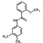 CAS 登录号：512842-15-8， N-(3,4-二甲基苯基)-2-甲氧基苯甲酰胺