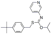 CAS#: 51308-63-5, S-((4-(1,1-Dimethylethyl)Phenyl)Methyl) O-(1-Methylethyl) 3-Pyridinylcarbonimidothioate