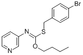 CAS#: 51308-79-3, S-((4-Bromophenyl)Methyl) O-Butyl 3-Pyridinylcarbonimidothioate
