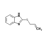 CAS 登录号：51389-04-9， 2-(烯丙基硫基)-1H-苯并咪唑