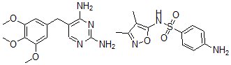 CAS 登录号：51404-58-1， 磺胺曲沙唑-甲氧苄啶组合物