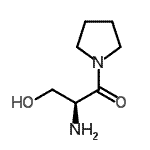 CAS 登录号：514217-06-2， (2S)-2-氨基-3-羟基-1-(1-吡咯烷基)-1-丙酮