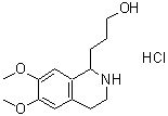 CAS#: 51452-52-9, 1-(gamma-Hydroxypropyl)-6,7-Dimethoxy-1,2,3,4-Tetrahydroisoquinoline Hydrochloride