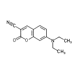 CAS 登录号：51473-74-6， 7-(二乙基氨基)-2-氧代-2H-苯并吡喃-3-甲腈