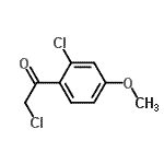 CAS 登录号：51488-82-5， 2-氯-1-(2-氯-4-甲氧基苯基)乙酮