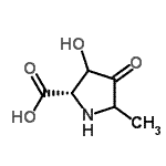 CAS 登录号：51500-05-1， 3-羟基-5-甲基-4-氧代-L-脯氨酸