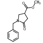 CAS 登录号：51523-00-3， 甲基1-苄基-5-氧代-3-吡咯烷羧酸酯