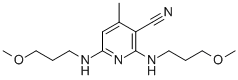 CAS#: 51560-72-6, 3-Cyano-4-Methyl-2,6-Bis((3-methoxypropyl)amino)-pyridine