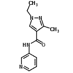 CAS 登录号：515828-94-1， 1-乙基-3-甲基-N-(3-吡啶基)-1H-吡唑-4-甲酰胺