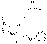CAS#: 51639-10-2, (5Z)-7-{(1R,2S)-2-[(3R)-3-Hydroxy-4-Phenoxy-1-Buten-1-Yl]-5-Oxo-3-Cyclopenten-1-Yl}-5-Heptenoic Acid