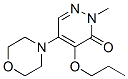 CAS 登录号：51659-94-0， 2-甲基-5-吗啉基-4-丙氧基-3(2H)-哒嗪酮