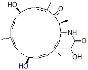 CAS#: 51741-82-3, N-[(1R,2E,4E,6S,8E,10E,12S,14E,17S)-6,12-Dihydroxy-3,9,15,17-Tetramethyl-16-Oxocycloheptadeca-2,4,8,10,14-Pentene-1-Yl]-2-Hydroxypropanamide