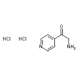 CAS 登录号：51746-83-9， 2-氨基-1-(4-吡啶基)乙烷酮二盐酸盐