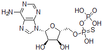 CAS 登录号：51777-22-1， 腺苷 5'-O-(1-硫代二磷酸酯)