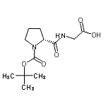 CAS 登录号：51785-82-1， 1-{[(2-甲基-2-丙基)氧基]羰基}-D-脯氨酰甘氨酸