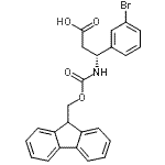 CAS#: 517905-85-0, (3R)-3-(3-Bromophenyl)-3-{[(9H-Fluoren-9-Ylmethoxy)Carbonyl]Amino}Propanoic Acid