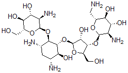 CAS 登录号：51795-47-2， 4-O-(2-氨基-2-脱氧-alpha-D-吡喃葡萄糖基)-5-O-[3-O-(2,6-二氨基-2,6-二脱氧-alpha-D-吡喃葡萄糖基)-beta-D-呋喃核糖基]-2-脱氧-D-链霉胺