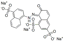 CAS#: 51811-48-4, Trisodium (8E)-7-Oxo-8-[(4-Sulfonatonaphthalen-1-Yl)Hydrazinylidene]Naphthalene-1,3-Disulfonate