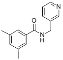 CAS 登录号：51832-86-1， N-(3-皮考基)-3,5-二甲基苯甲酰胺
