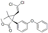 CAS 登录号：51877-74-8， (3-苯氧基苯基)甲基 (1S,3R)-3-(2,2-二氯乙烯基)-2,2-二甲基-环丙烷-1-羧酸酯