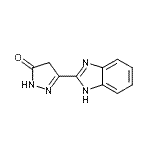 CAS 登录号：518986-50-0， 5-(1H-苯并咪唑-2-基)-2,4-二氢-3H-吡唑-3-酮