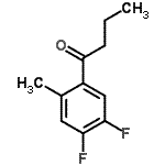 CAS 登录号：519018-09-8， 1-(4,5-二氟-2-甲基苯基)-1-丁酮