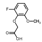 CAS 登录号：519050-77-2， (2-氟-6-甲氧基苯氧基)乙酸